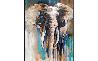 Mighty Elephant Originalt maleri